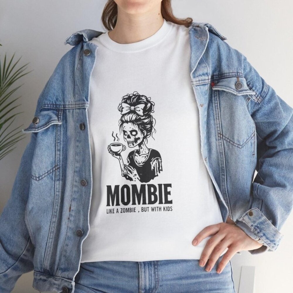 Mombie Like A Zombie T-Shirt, Halloween Family Matching T-Shirt